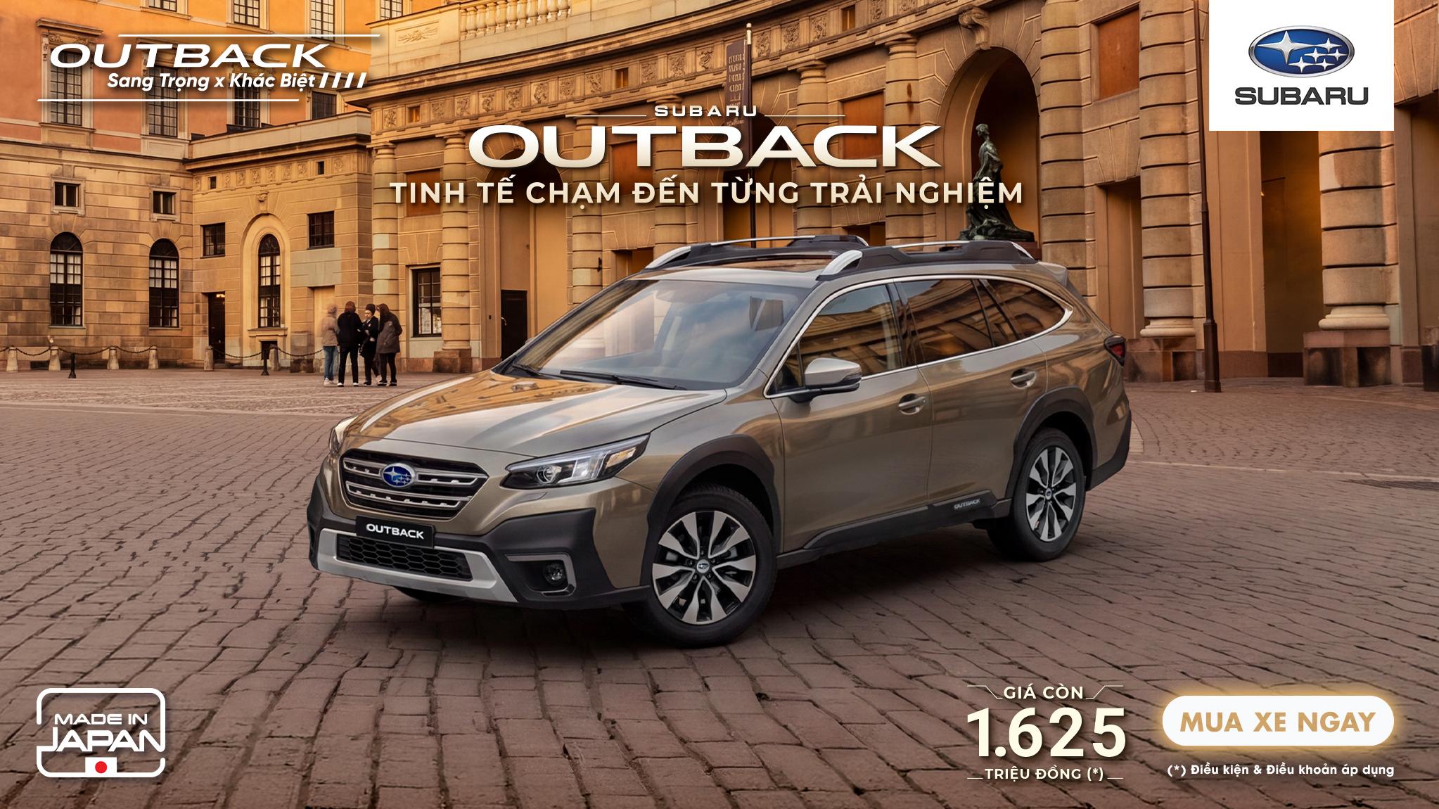 CHƯƠNG TRÌNH KHUYẾN MẠI THÁNG 08/2026 DÀNH CHO XE SUBARU OUTBACK