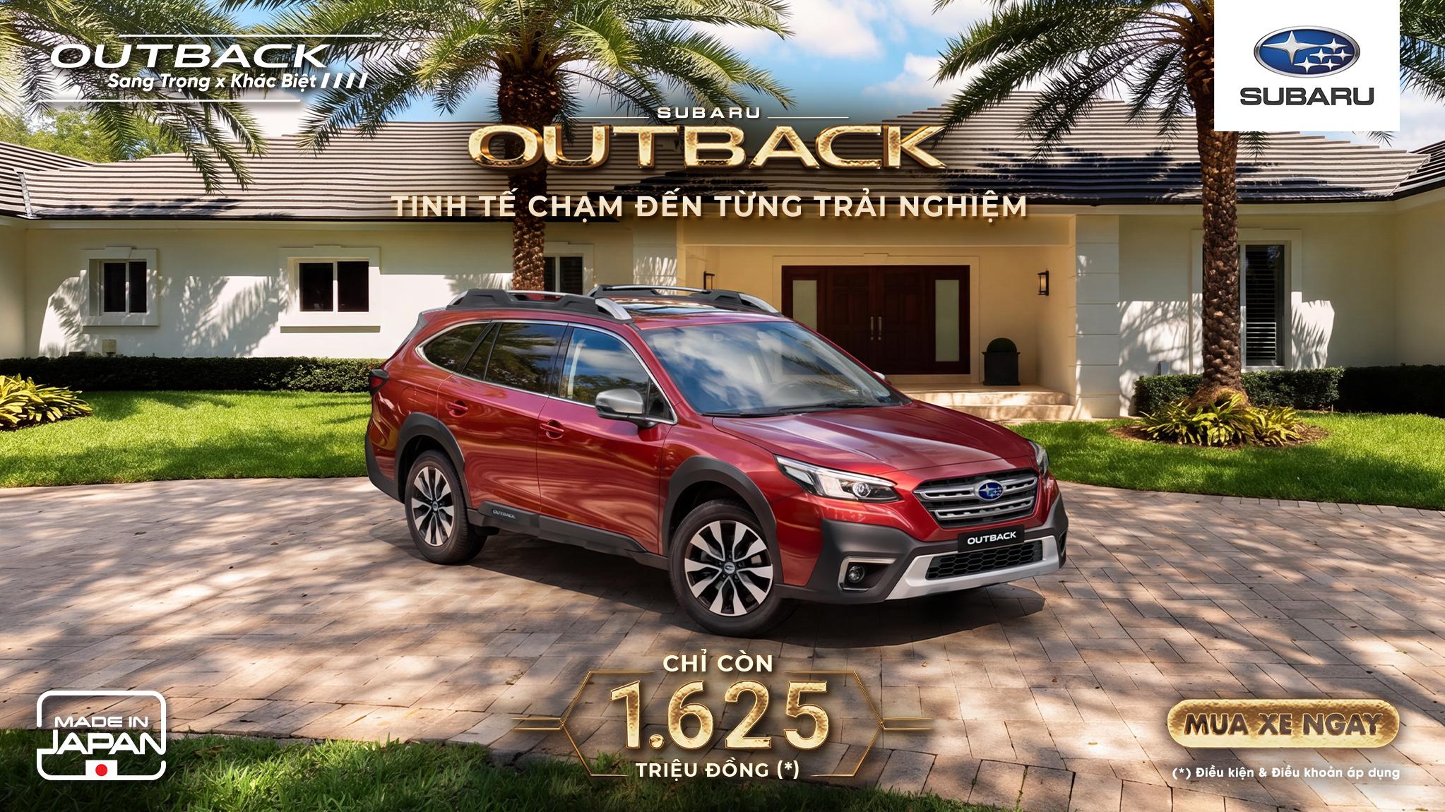 CHƯƠNG TRÌNH KHUYẾN MẠI THÁNG 07/2026 DÀNH CHO XE SUBARU OUTBACK